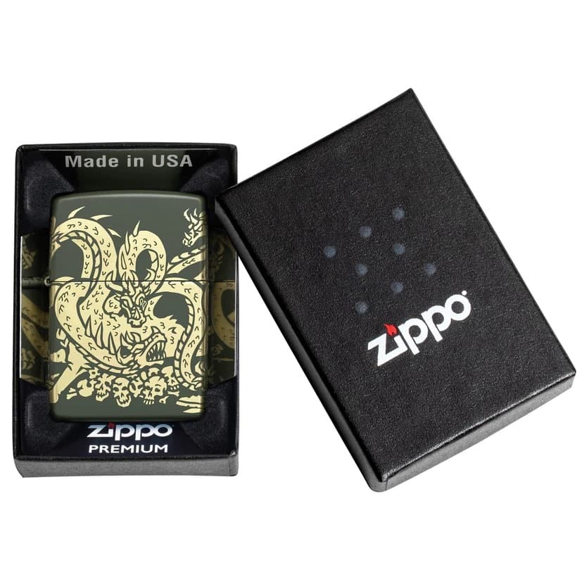 فندک زیپو اصل کد 48907 – Original Zippo Dragon Design — تصویر ۲