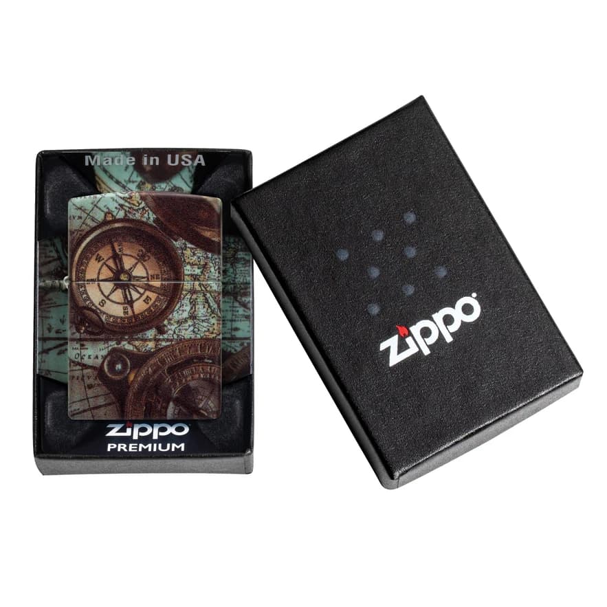 فندک زیپو اصل کد 49916 – Original Zippo Compass Design — تصویر ۵