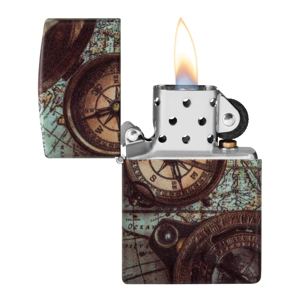 فندک زیپو اصل کد 49916 – Original Zippo Compass Design — تصویر ۶