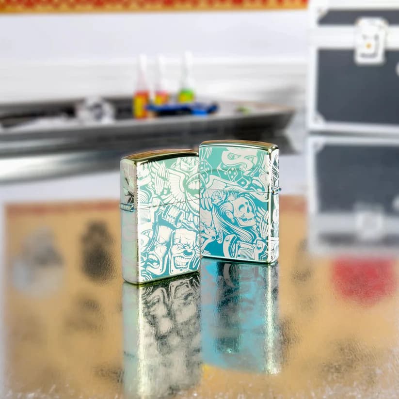 فندک زیپو اصل کد 48410 – Original Zippo Tattoo Theme Design — تصویر ۶