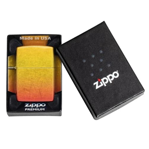 فندک زیپو اصل کد 48512 – Original Zippo Ombre Orange Yellow Design — تصویر ۵