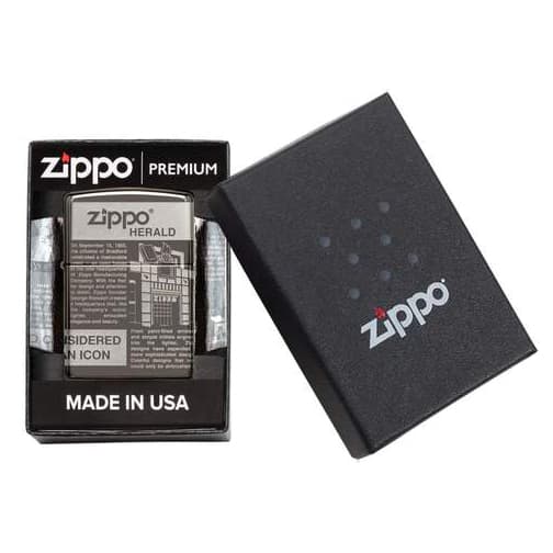 فندک زیپو اصل کد 49049 – Original Zippo Newsprint — تصویر ۵