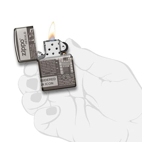 فندک زیپو اصل کد 49049 – Original Zippo Newsprint — تصویر ۲