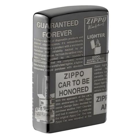 فندک زیپو اصل کد 49049 – Original Zippo Newsprint — تصویر ۳