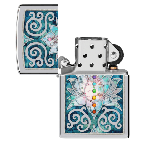 فندک زیپو اصل کد 48592 – Original Zippo Lotus Flower Design — تصویر ۲