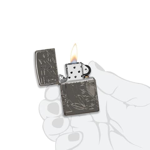 فندک زیپو اصل کد 49689 – Original Zippo Armor Wicca Design — تصویر ۵