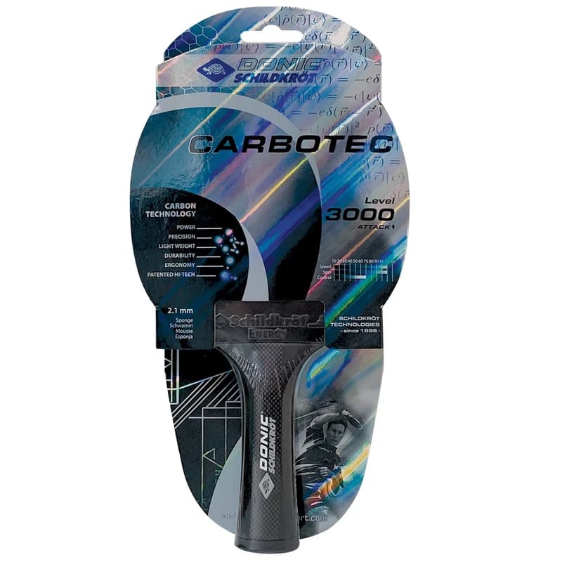 راکت پینگ پنگ دونیک مدل Carbotec 3000 — تصویر ۲