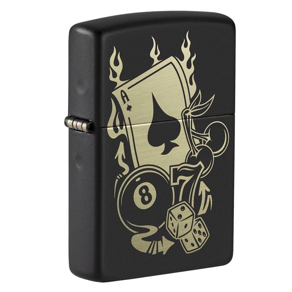 فندک زیپو اصل کد 49257 – Original Zippo Gambling Design