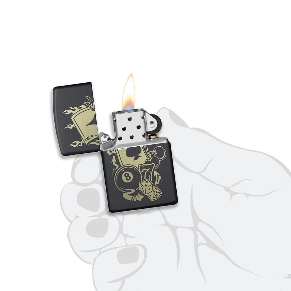 فندک زیپو اصل کد 49257 – Original Zippo Gambling Design — تصویر ۵