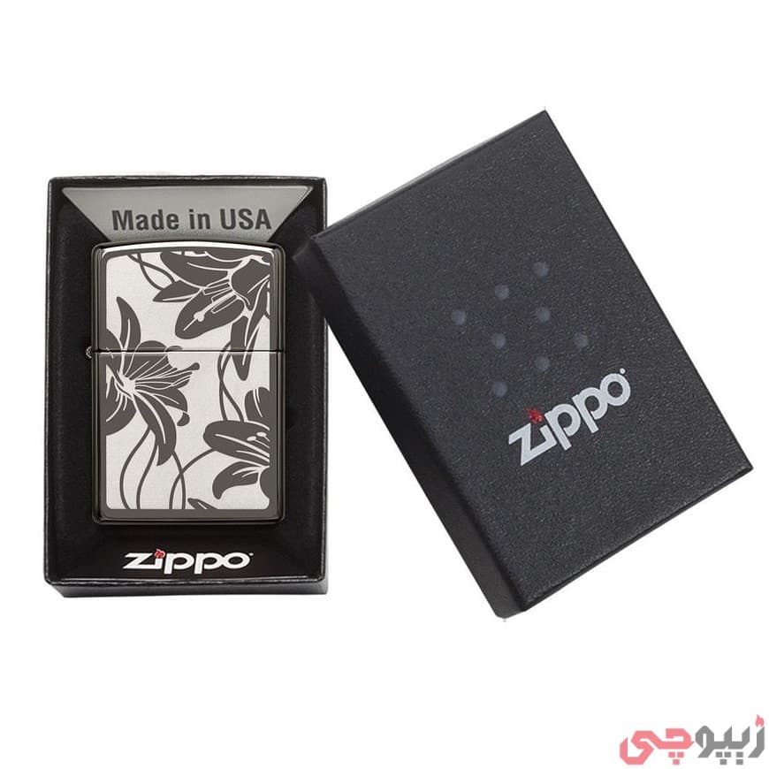 فندک زیپو اصل کد 29426 – Original Zippo Lily — تصویر ۴