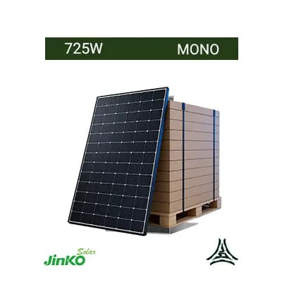 پنل خورشیدی پالتی 725 وات مونوکریستال N-Type TOPCon Bifacial برند JINKO solar