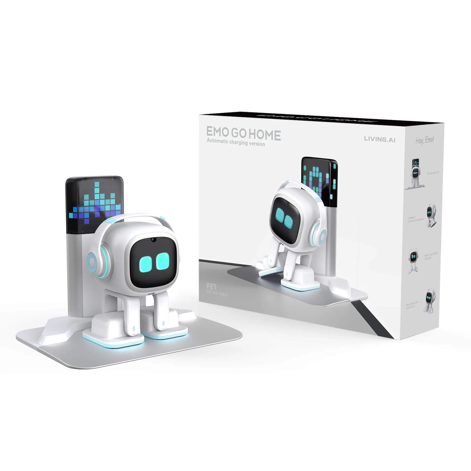 ربات هوشمند ایمو Robot EMO GO HOME سفید — تصویر ۳