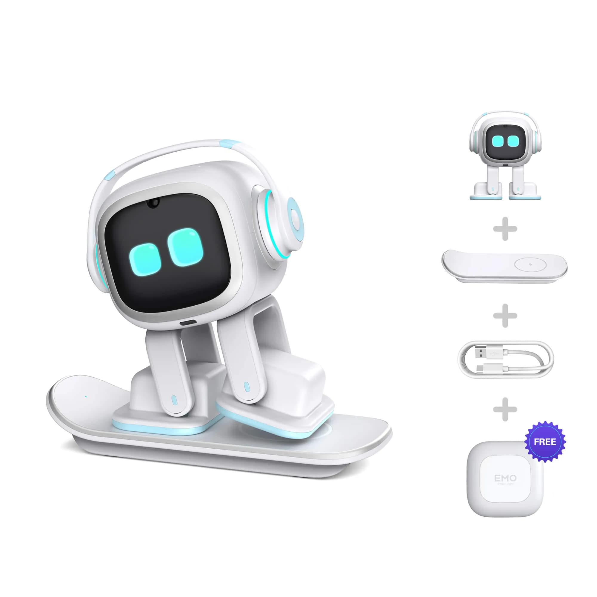 ربات ایمو Robot Emo Pet سفید — تصویر ۳