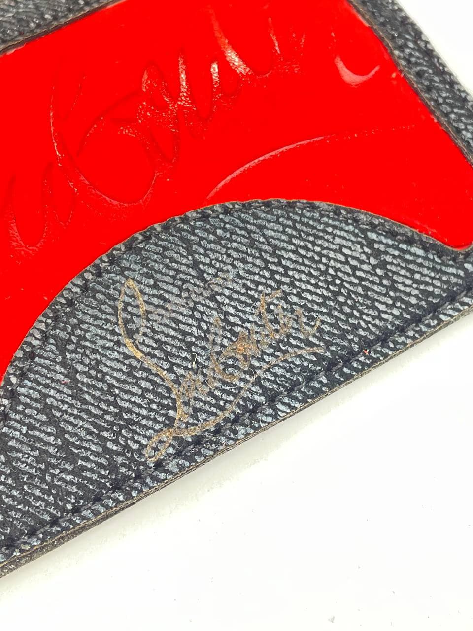 جاکارتی کریستیان لوبوتین christian louboutin مشکی قرمز — تصویر ۳