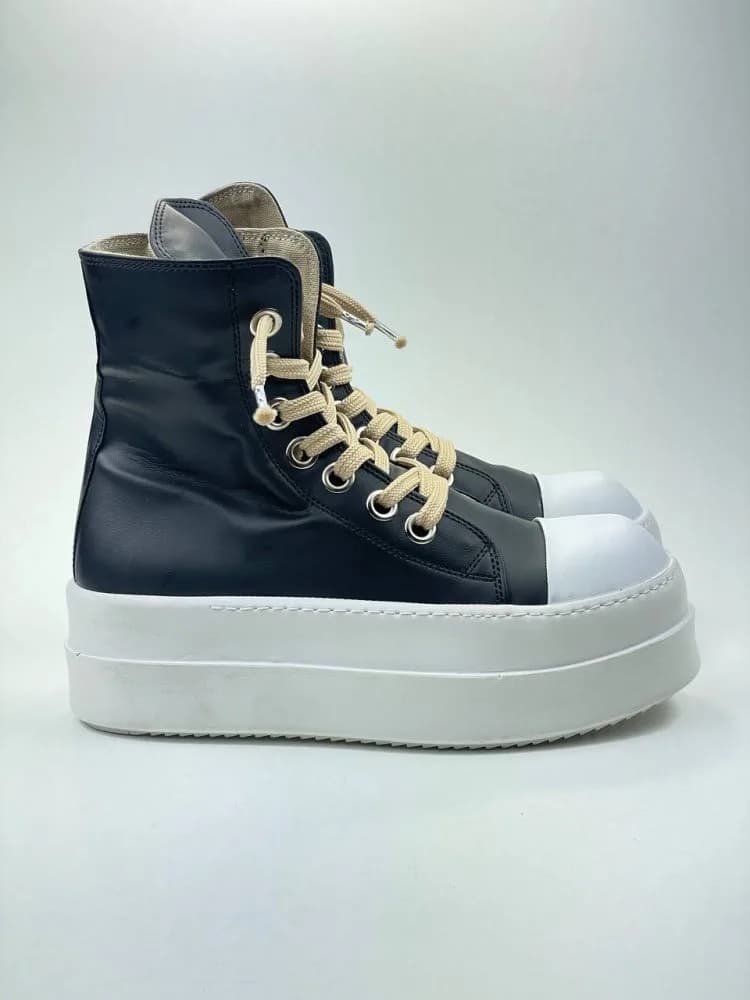 بوت ریک اونز RICK OWENS کد 3304 چرم مشکی مات