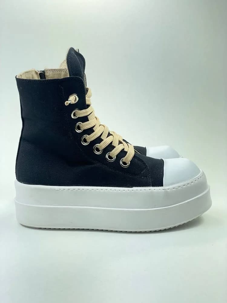 بوت ریک اونز RICK OWENS کد 3304 مشکی پارچه جودون
