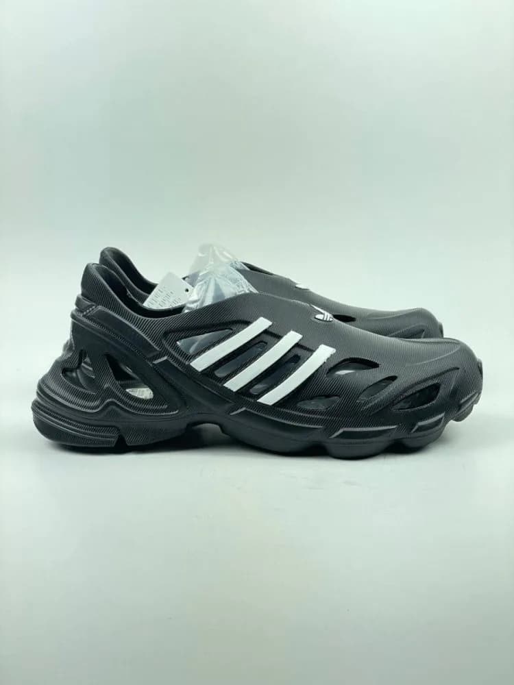 ادیداس ADIDAS تزریق eva ایویا اسلیپر راننیگ بغل سوراخ دار مشکی سفید