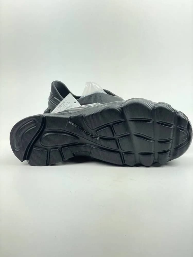 ادیداس ADIDAS تزریق eva ایویا اسلیپر راننیگ بغل سوراخ دار مشکی سفید — تصویر ۲