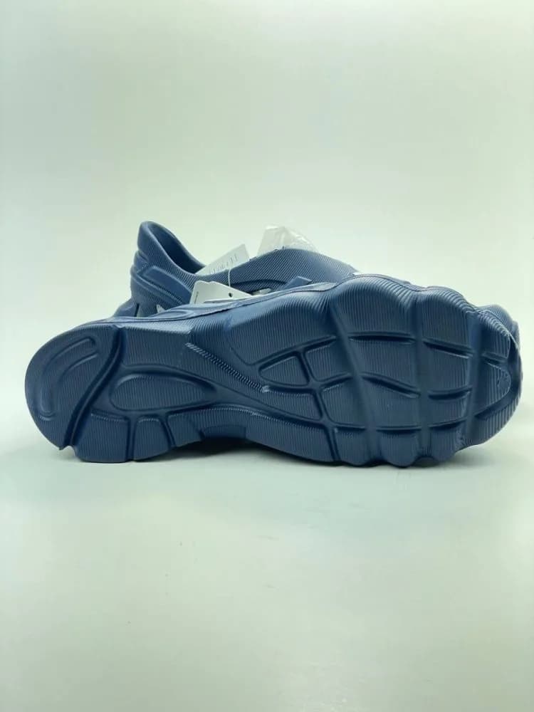 ادیداس ADIDAS تزریق eva ایویا اسلیپر راننیگ بغل سوراخ دار سرمه ای سفید — تصویر ۲