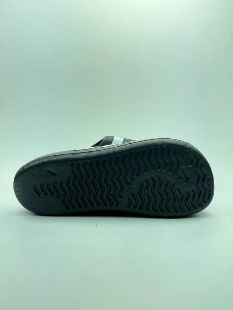 ادیداس ADIDAS تزریق eva ایویا جلو بسته پشت نعلنگی مشکی سفید — تصویر ۲