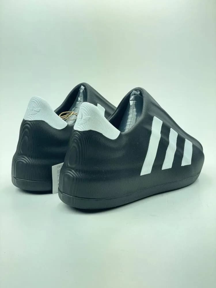ادیداس ADIDAS تزریق eva ایویا جلو بسته مشکی سفید — تصویر ۳