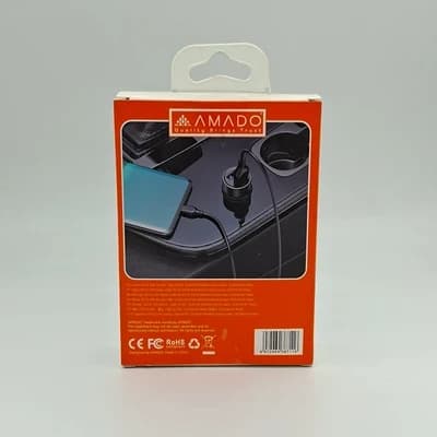 فندکی شارژر اورجینال آمادو AMADO AM03 به همراه کابل تایپ سی به یو اس بی — تصویر ۲