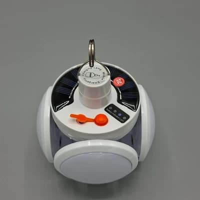 لامپ خورشیدی و شارژی مدل Solar Emergency Charging Lamp 2029 — تصویر ۴