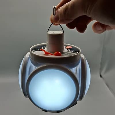 لامپ خورشیدی و شارژی مدل Solar Emergency Charging Lamp 2029