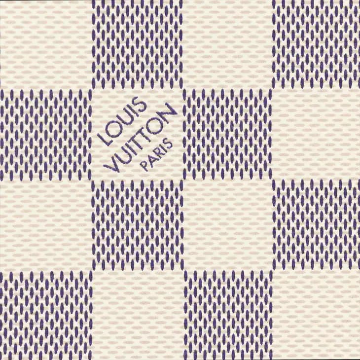 کیف دستی و رودوشی زنانه Louis Vuitton مدل Neverfull MM طرح Damier Azur — تصویر ۷