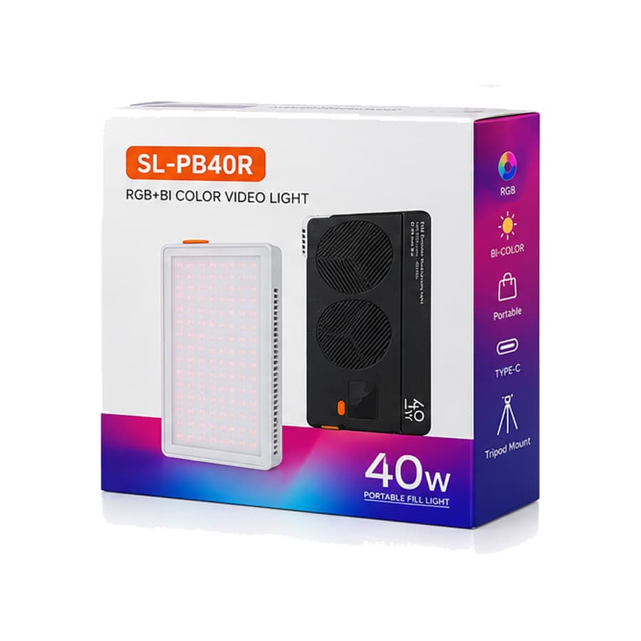 پنل نور ال ای دی آراروکس Ararox Panel Light SL-PB40R RGB — تصویر ۷