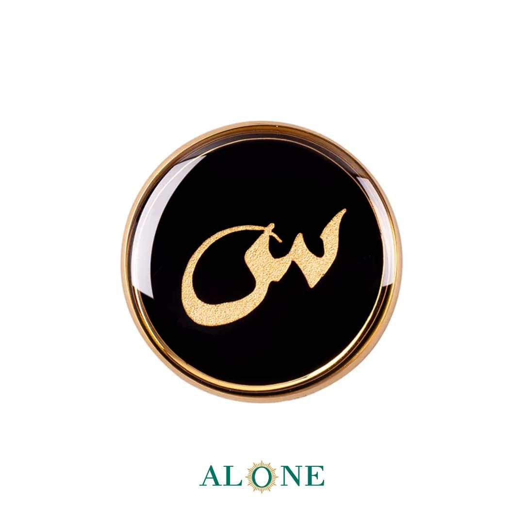 پلاک دستبند چرم زنانه گرد سایز 20 انیکس س