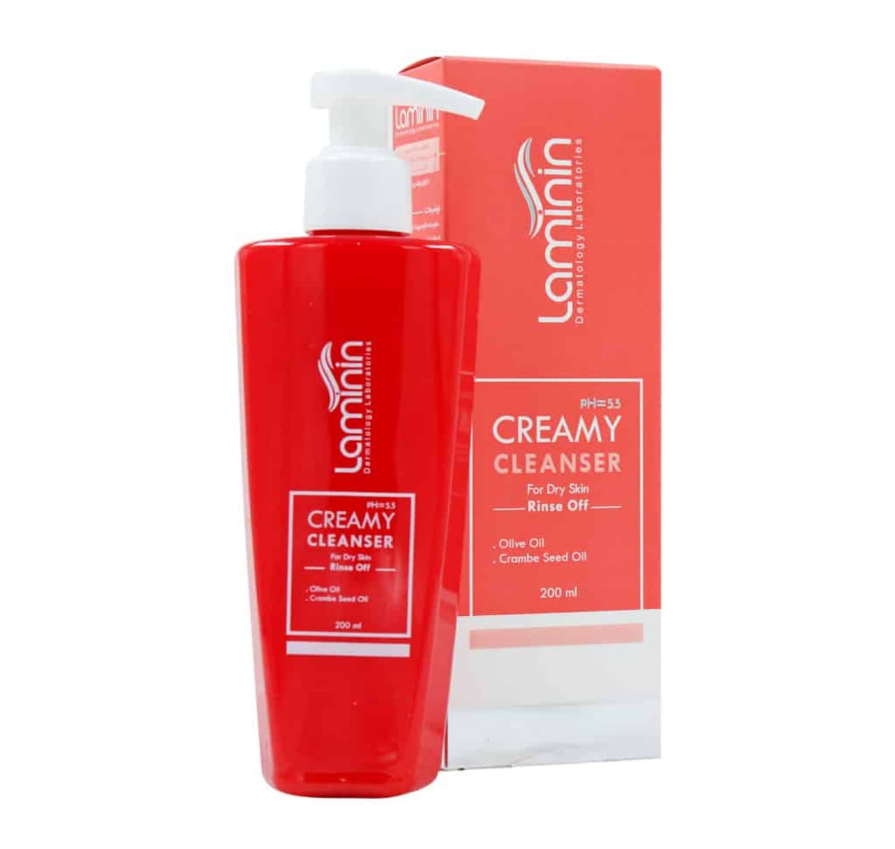 شوینده کرمی پوست خشک 200ml لامینین Laminin