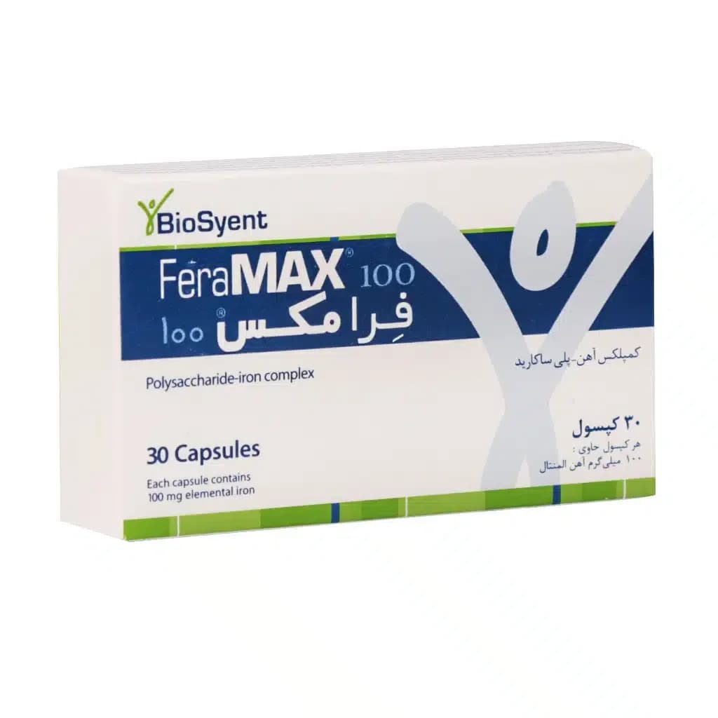 کپسول فرامکس 100 بیوساینت ۳۰ عدد (BioSynet FeraMax 100)
