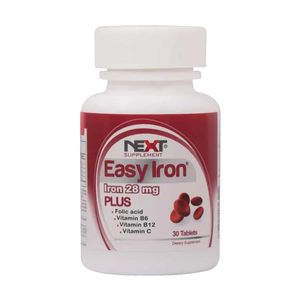 قرص ایزی آیرون پلاس نکست ساپلمنت 30 عدد (Next Supplement Easy Iron Plus)