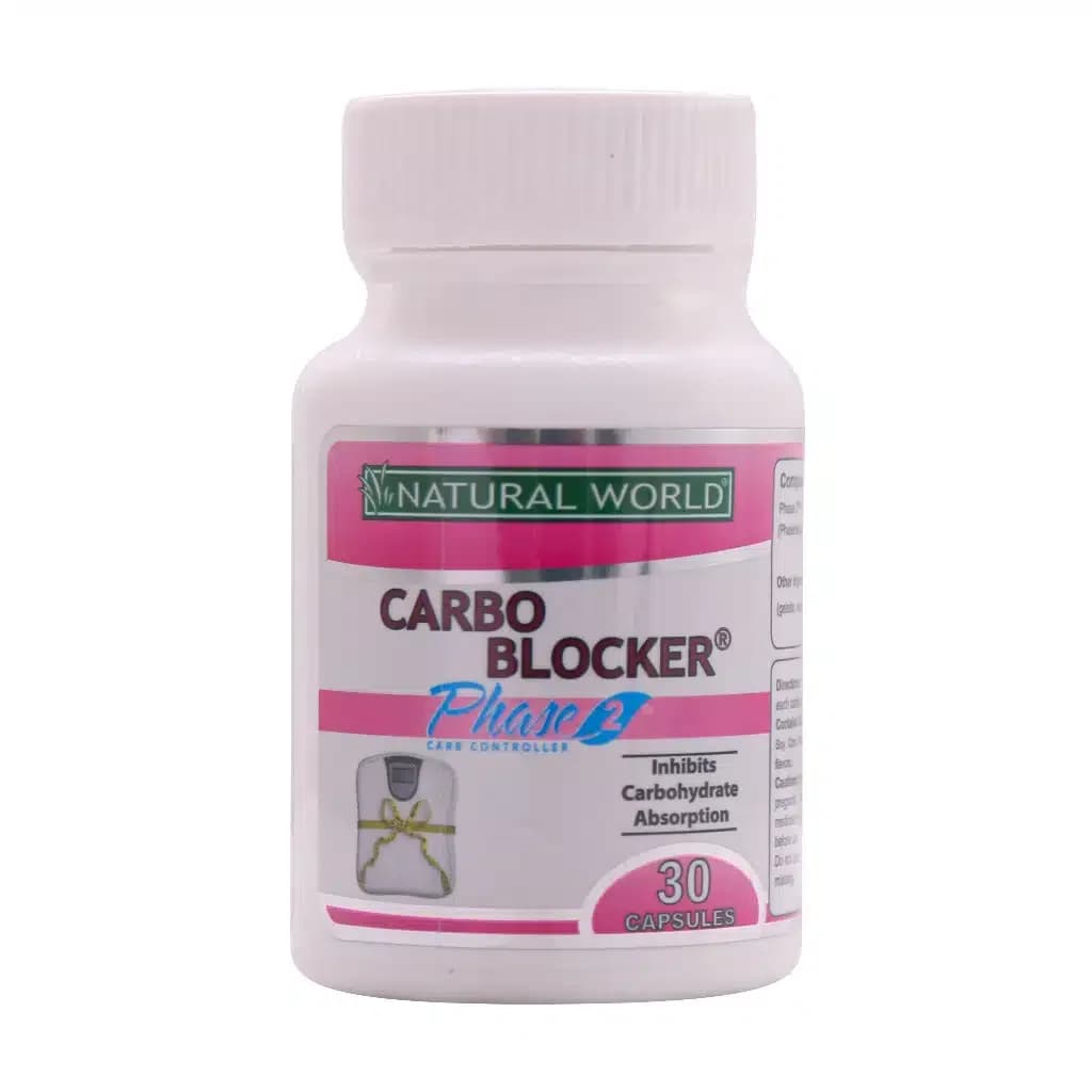 کپسول کربو بلاکر نچرال ورلد 30 عدد (Natural World Carbo Blocker)
