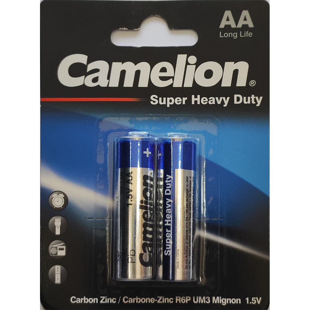 باتری قلمی کملیون camelion مدل Super Heavy Duty LR6 AA