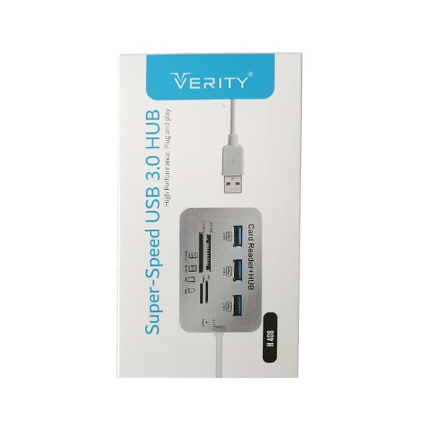 هاب و ریدر VERITY وریتی مدل H 408 USB 3.0 — تصویر ۳
