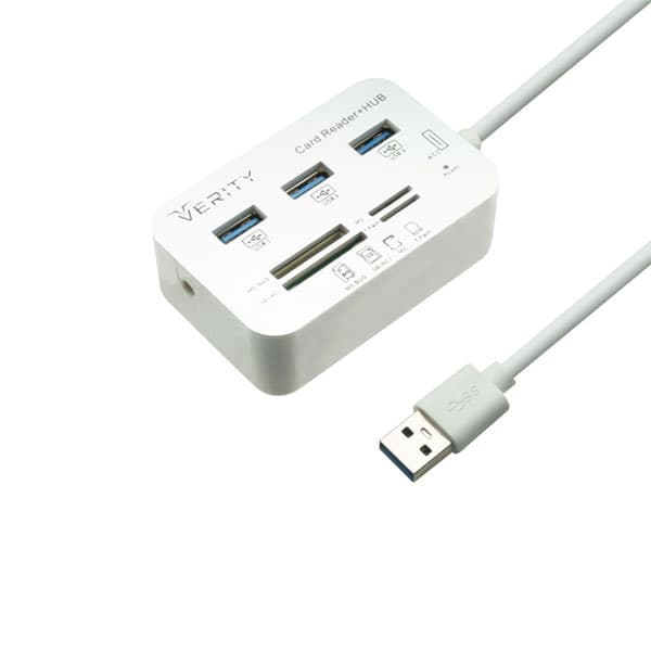 هاب و ریدر VERITY وریتی مدل H 408 USB 3.0