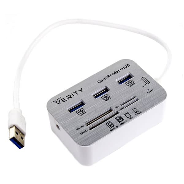 هاب و ریدر VERITY وریتی مدل H 408 USB 3.0 — تصویر ۲