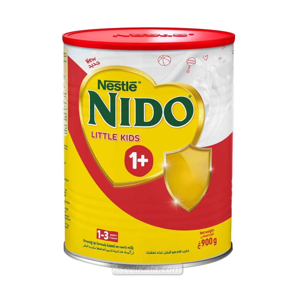 نیدو عسلی کودکان 900 گرمی NIDO برای 1 تا 3 سال