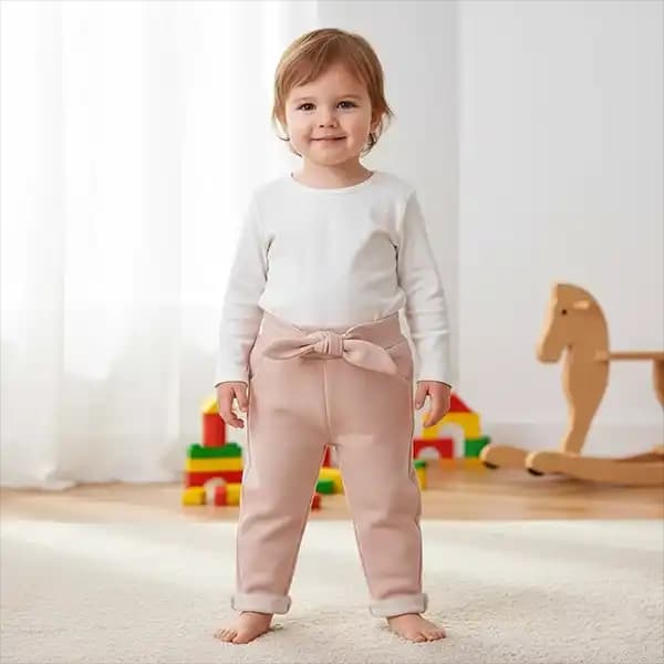 شلوارساده طرح فندق برند نیلی