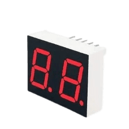 7SEG 2DIG 5261ESR 19*25 سون سگمنت قرمز آند مشترک مالتی پلکس پایه 7و8