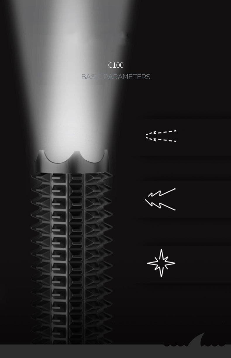 چراغ قوه Smiling Shark کد C100-2 — تصویر ۷