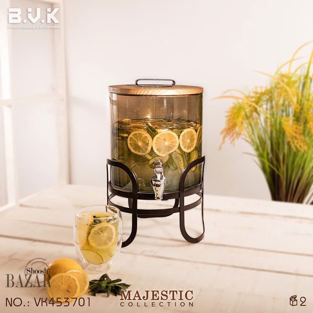 کلمن شیشه ای شامپاینی طرح مجستیک بی وی کی کد 453701