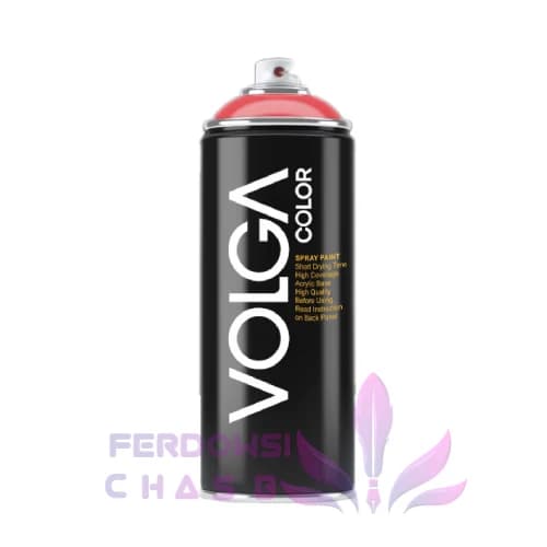 اسپری رنگ قرمز روشن ترافیکی ولگا VOLGA COLOR – RAL 3020 (Traffic Red)