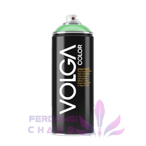 اسپری رنگ سبز روشن ولگا VOLGA COLOR – RAL 6018 (Yellow Green)