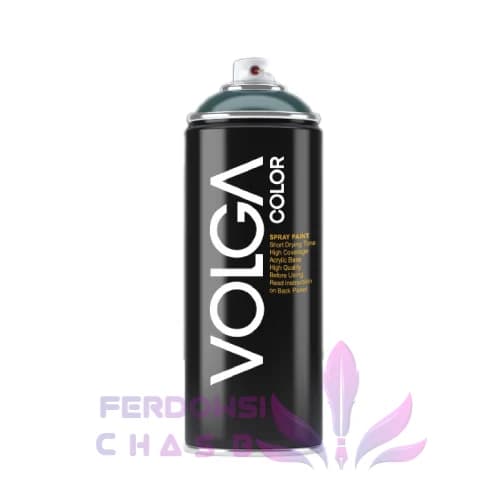 اسپری رنگ مشکی مات ولگا VOLGA COLOR – RAL 9005 (Matt)