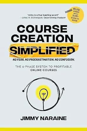 و دانلود نسخه کامل کتاب زبان اصلی Course Creation Simplified: The 6-Phase System To Profitable Online Courses | دانلود کتاب خارجی