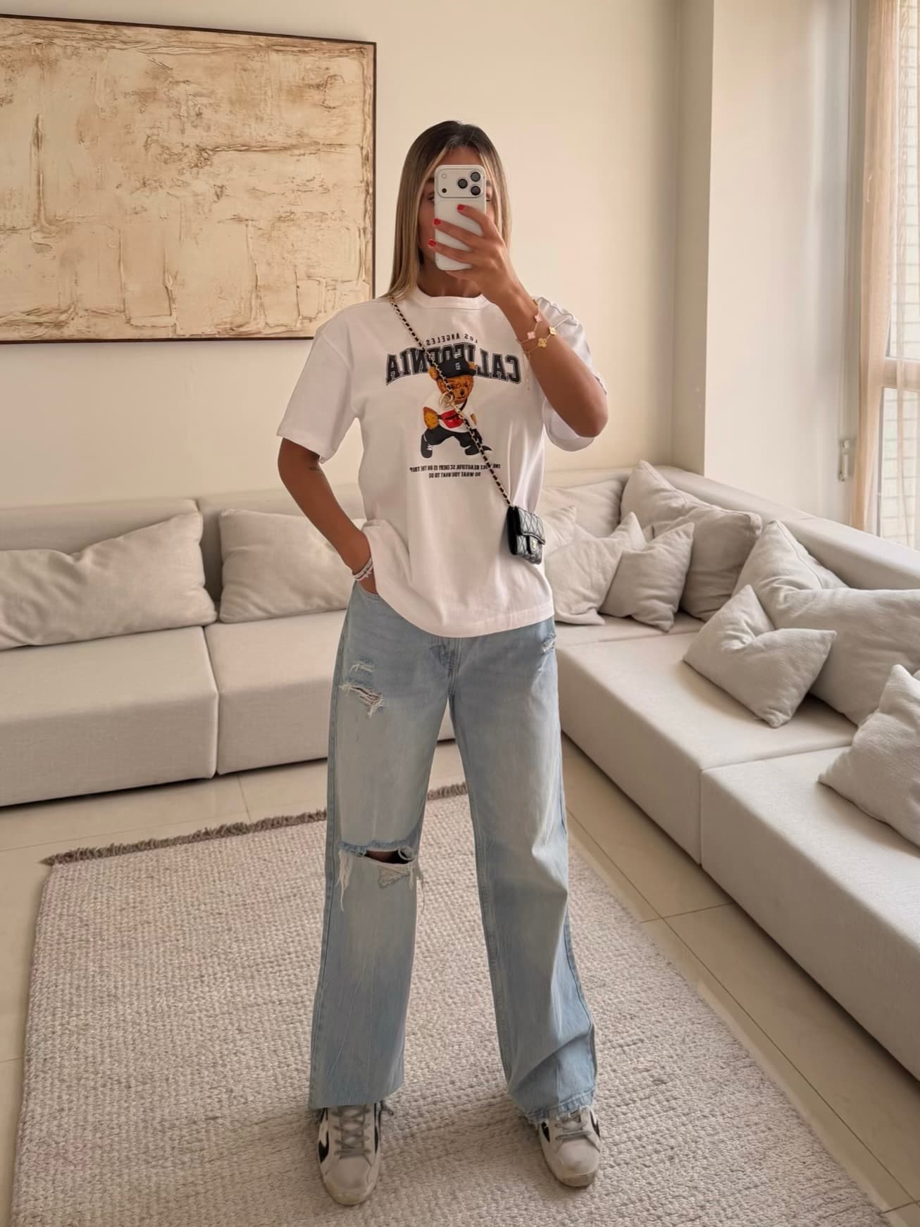 eleven T-shrit |TEDY CALIFORNIA ( white ) — تصویر ۲