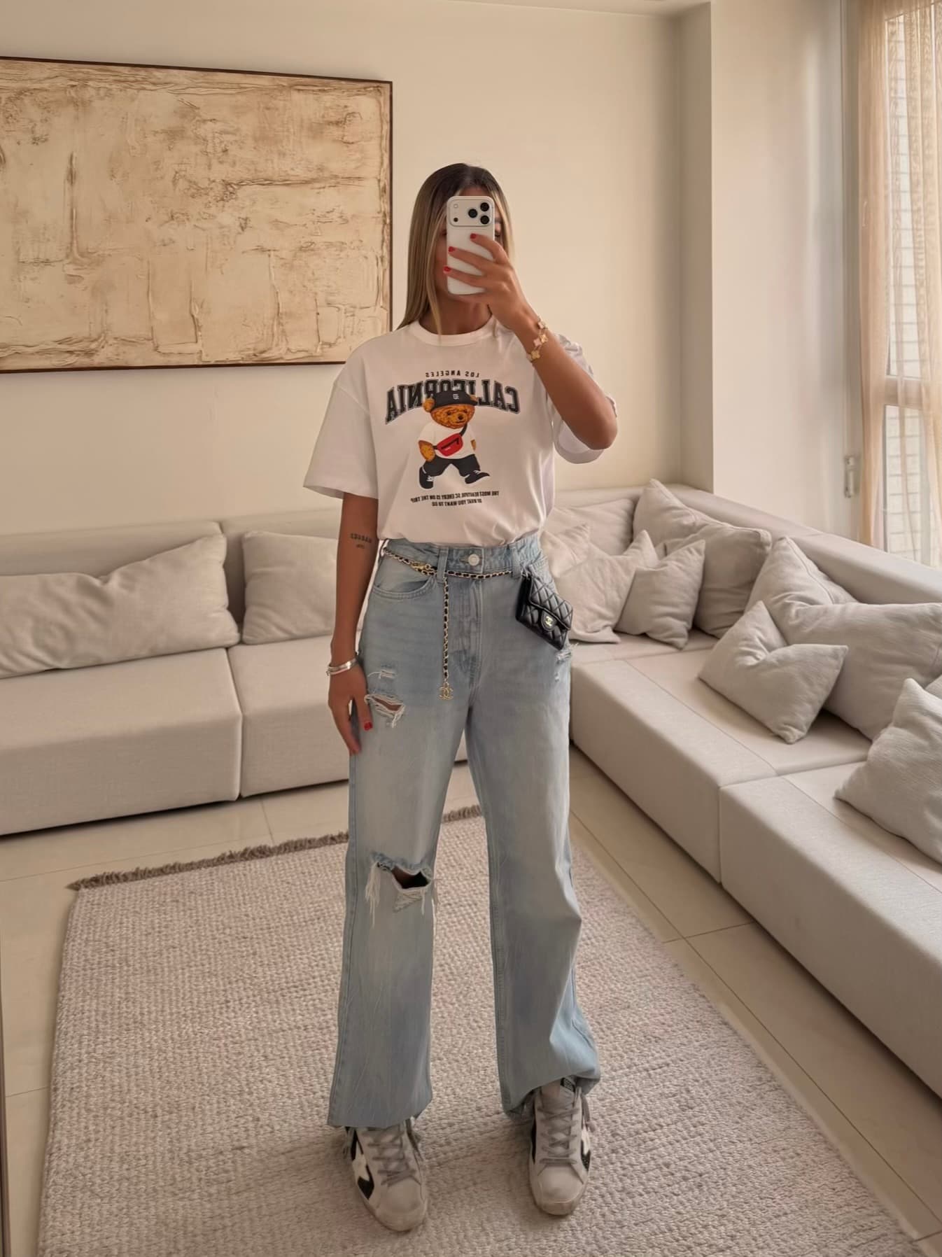 eleven T-shrit |TEDY CALIFORNIA ( white ) — تصویر ۳
